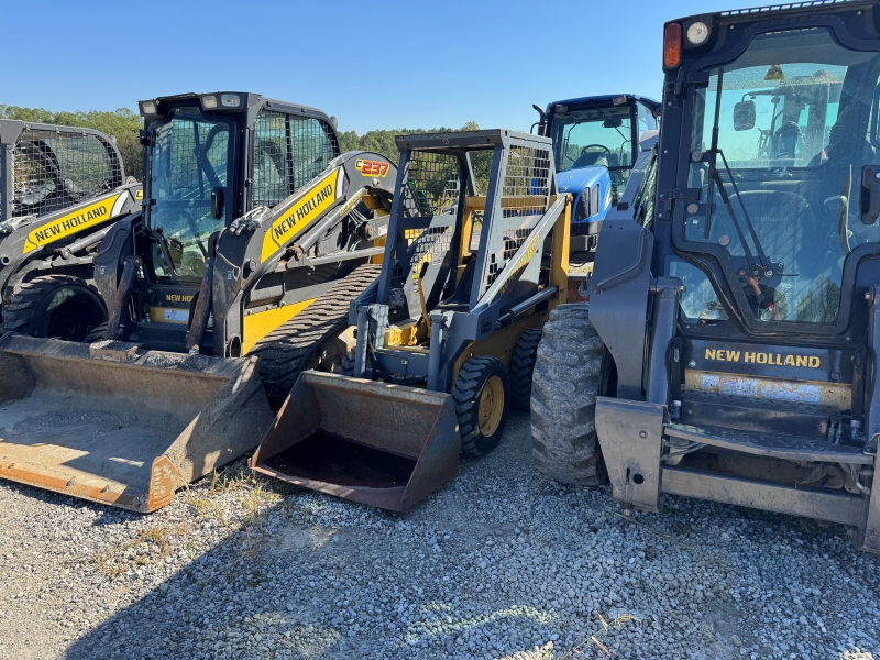 2002 New Holland LS120 skid steer at Baker and Sons Equip.